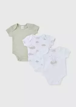 Набор из 3 боди Baby Dumbo (Tiny Baby, 18 мес.) Disney, белый