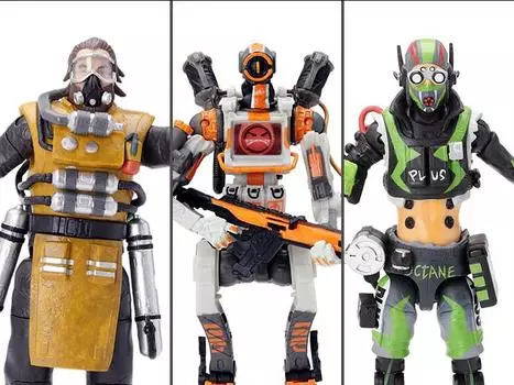 Набор из 3 фигурок Apex Legends 6" Series 4 JAKKS PACIFIC