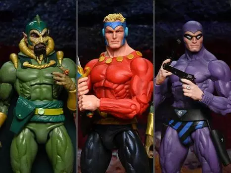 Набор из 3 фигурок King Features The Original Superheroes Series 1 NECA