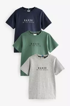Набор из 3 футболок Baker by Ted Baker, синий