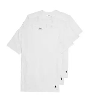 Набор из 3 футболок для сна с короткими рукавами Polo Ralph Lauren, белый