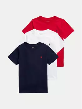 Набор из 3 футболок обычного кроя 322884456001 Polo Ralph Lauren, мультиколор