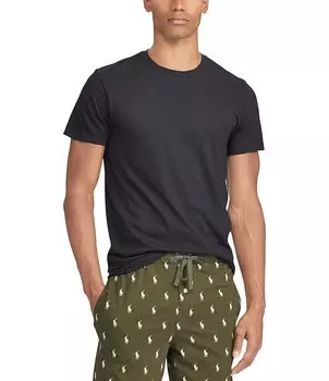 Набор из 3 футболок с круглым вырезом Polo Ralph Lauren классического кроя в ассортименте, черный