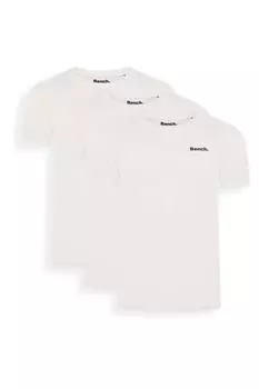 Набор из 3 хлопковых футболок с надписью Thiago Bench, белый