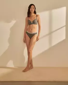 Набор из 3 классических трусиков с принтом Микки Easy Wear, темно-серый