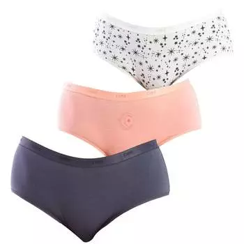 Набор из 3 лотов нью-йоркских брюк-кюлотов на внутренней подкладке d4c20 для женщин Dim, мультиколор