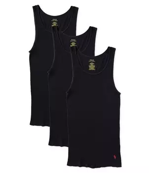 Набор из 3 майок классического кроя Polo Ralph Lauren, черный