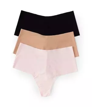 Набор из 3 мягких стрингов Hanky Panky Breathe Soft с высокой посадкой Hanky Panky, мультиколор