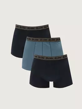 Набор из 3 мужских боксеров из гибкой ткани со стандартным рисунком LCW Dream