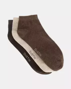 Набор из 3 мужских меланжевых браслетов Dustin, коричневый