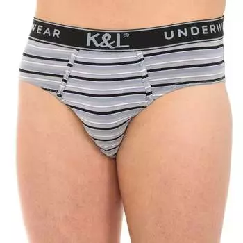 Набор из 3 мужских трусов из дышащей ткани kl3007 Kisses And Love, мультиколор