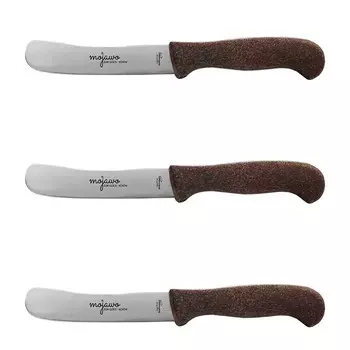 Набор из 3 органических ножей для завтрака Mojawo, нож-горбатый, нож для хлеба, Золинген
