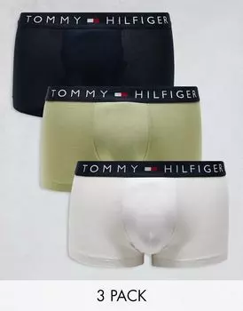 Набор из 3 оригинальных трусов Tommy Hilfiger разных цветов