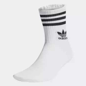 Набор из 3 пар классических носков Mid Cut Adidas Originals, белый