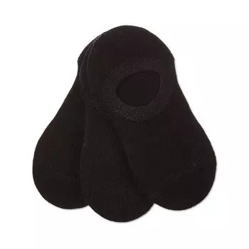 Набор из 3 пар носков-кроссовок для девочек без показа MeMoi, черный