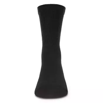 Набор из 3 пар спортивных носков для мальчиков в рубчик из смесового хлопка MeMoi, черный