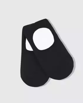 Набор из 3 пар женских мизинцев Filodoro из хлопка, черный