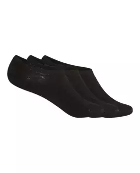 Набор из 3 пар женских невидимых носочков из бамбука Punto Blanco, черный