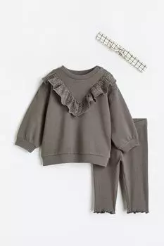 Набор из 3 предметов H&amp;M, темно-серый