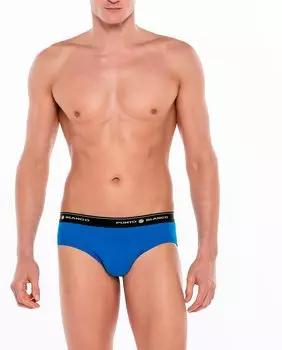 Набор из 3 разноцветных мужских трусов Punto Blanco, мультиколор