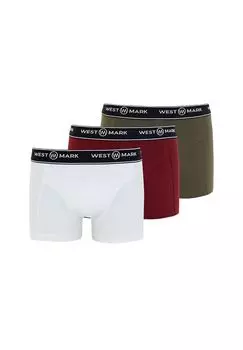 Набор из 3 шорт/брюк Retro Atlas WESTMARK LONDON, цвет White Khaki Bordeaux