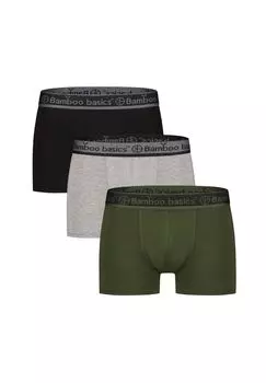 Набор из 3 шорт/брюк в стиле ретро Liam Bamboo basics©, цвет Schwarz / Grau / Gr_n
