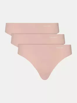 Набор из 3 стрингов Calvin Klein Underwear, розовый