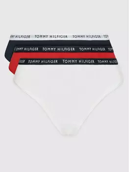 Набор из 3 стрингов Tommy Hilfiger, мультиколор