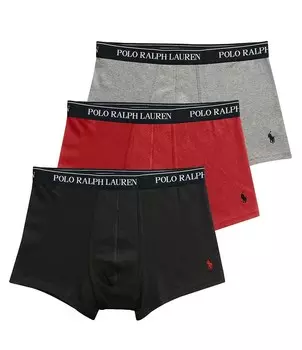 Набор из 3 трусов-боксеров классического кроя Polo Ralph Lauren в ассортименте, мультиколор