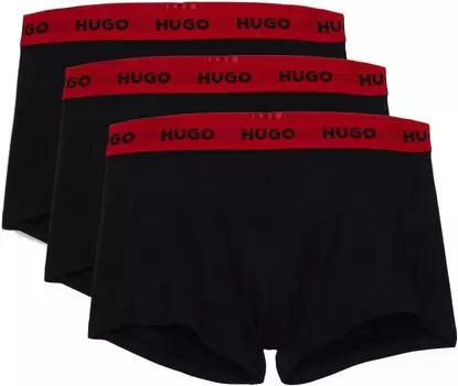 Набор из 3 трусов HUGO Triplet BOSS, черный