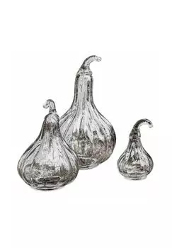 Набор из 3 тыквы Lacey, прозрачный Loberon, klar