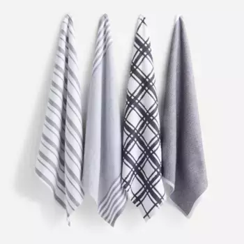 Набор из 4 экологически чистых хлопчатобумажных салфеток Heidi El Corte Ingls, антрацит