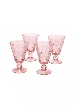 Набор из 4 бокалов для розового вина Sarton Loberon, розовый