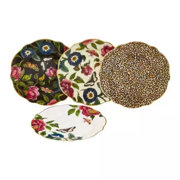Набор из 4 десертных тарелок Creatures of Curiosity Portmeirion, разноцветный
