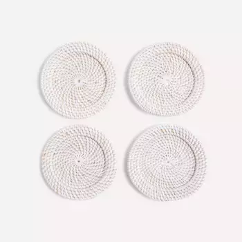 Набор из 4 хлебных тарелок Malang El Corte Ingls, белый