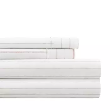 Набор из 4 листов терракотовых геометрических линий с принтом ienjoy Home, цвет Terracotta