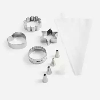 Набор из 4 ножей + 4 насадки + 1 адаптер + 1 кондитерский мешок El Corte Ingls, сталь