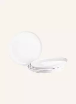 Набор из 4 обеденных тарелок moment, диаметр: 27 см. Marc O'Polo, бежевый