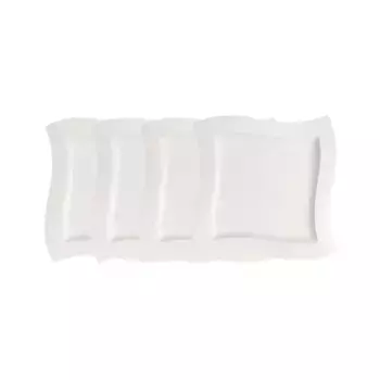 Набор из 4 обеденных тарелок NewWave Villeroy & Boch, белый