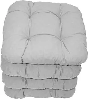 Набор из 4 подушек для сидений EM, предмет для болельщиков с флагом Германии, подушки для футбольных стульев, клетчатые для стадиона HIGH LIVING