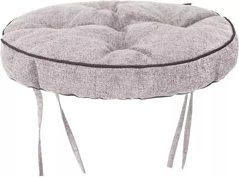 Набор из 4 подушек на стул 38x38 см - удобная подушка 10 см для стула, табурета - мягкая подушка для стула для столовой, стульев и скамеек Cappuccino Inari Hobbygarden