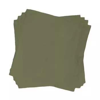 Набор из 4 салфеток из чистого хлопка StoneWashed без глажки - Cales Lisola Stone, лес