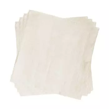 Набор из 4 салфеток из чистого хлопка StoneWashed без глажки - Cales Lisola Stone, цвет Avorio