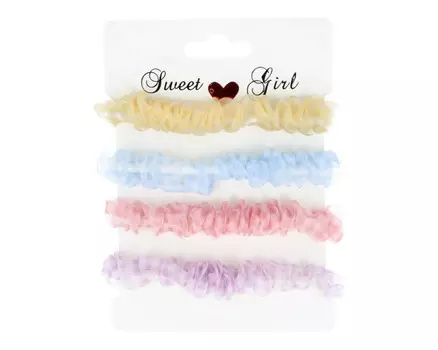 Набор из 4 шифоновых резинок для волос Inna Marka