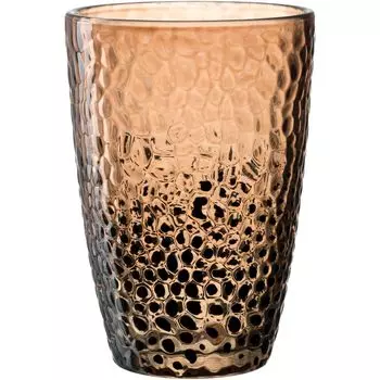 Набор из 4 стаканов LEONARDO Matera - чашки из высококачественного кованого стекла - содержимое 340 мл - ручная работа - можно мыть в посудомоечной машине, прочный - набор из 4 штук бежевого цвета, 024385 Glaskoch, бежевый