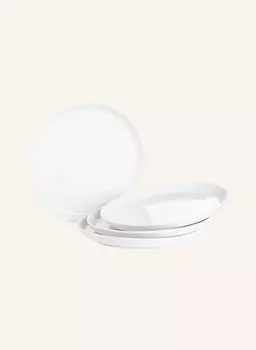 Набор из 4 тарелок для завтрака "Момент", диаметр: 21,5 см. Marc O'Polo, бежевый