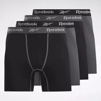 Набор из 4 трусов-боксеров Performance Reebok, ассорти
