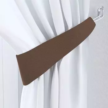 Набор из 4 уличных штор, водонепроницаемых, непрозрачных, ветрозащитных, с защитой от ультрафиолета, солнцезащитных штор для балкона, сада, двора (52 x 84 дюйма, белый) Dekoria, коричневый