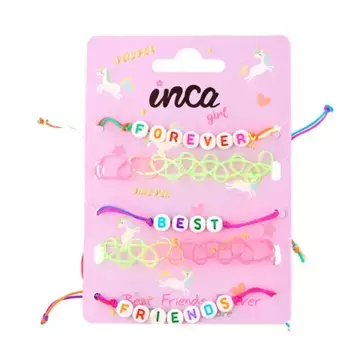 Набор из 5 эластичных браслетов BFF Best Friends Ever Inca, 5 UD