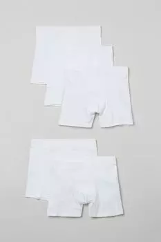 Набор из 5 боксеров Xtra Life H&amp;M, белый
